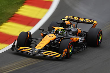 McLaren con Norris y Piastri adelante - Reporte Pruebas Libres 2 - GP de Bélgica
