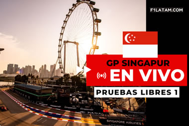 Primera sesión de pruebas libres del Gran Premio de Singapur - ¡EN VIVO!