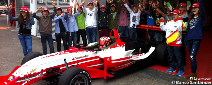 Banco Santander lleva a una joven promesa española del motor a la Academia  de Ferrari - F1Latam.com