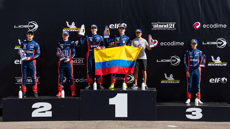 Los colombianos Moreno y Berrío logran la victoria en Ligier European Series en Mugello