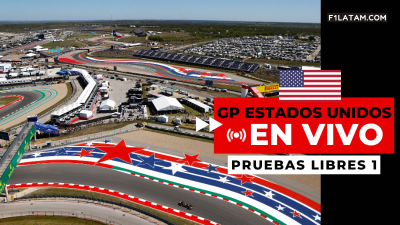 Primera sesión de pruebas libres del Gran Premio de Estados Unidos - ¡EN VIVO!